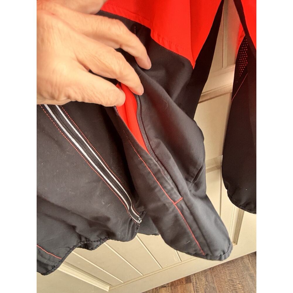 Under Armour Mens 2XL Run Black Orange Heatgear Hooded Running Jacket $70 - Picture 5 of 6